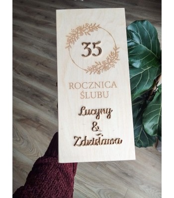 Personalizowane pudełko na alkohol